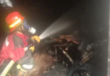 Bakar Ban Berujung Ledakan, Rumah Warga di Cimahi Selatan Terbakar