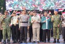 Polres Subang, TNI, Pemda serta Masyarakat Kompak Jaga Persatuan di Apel Kebangsaan