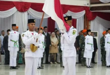 HUT-RI, Puluhan Paskibraka Kabupaten Bandung Siap Tunjukkan Dedikasi