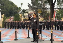Polres Subang Gelar Upacara HUT RI, Tanamkan Semangat Pengabdian dan Pelayanan