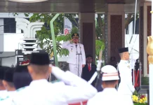 Upacara Penurunan Bendara di Subang Berlangsung Hikmah, Ditutup Sajian Budaya