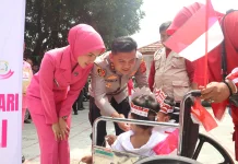 Semangat Kemerdekaan di SLB Trituna, Kapolres Subang Beri Motivasi