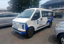 Kopamas Uji Coba Angkot Listrik Rute Ledeng-Husein Sastranegara