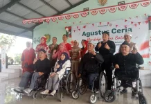 Kemerdekaan untuk Semua, 165 Disabilitas Ikuti Upacara Kemerdekaan di Yonkav