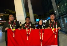 Wakil Indonesia Raih Tiga Medali di International Geography Olympiade