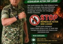 Cegah Karhutla, Koramil Pusakanagara Minta Masyarakat Stop Bakar Hutan dan Lahan