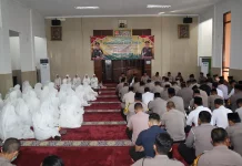 Maulid di Mesjid Al-Baqu, Kapolres Subang Tekankan 5 Sifat Rosulullah