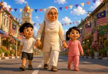 Kreator Malaysia Tunjuk Emha Albana Garap AI Cinematography Mak Cun Animasi