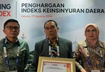 Cimahi Raih Penghargaan Indeks Keinsinyuran Daerah dari BRIN dan Kemendagri