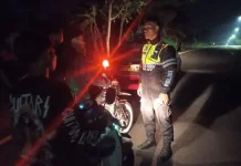Cegah Gangguan Kamtibmas, Polsek Jalancagak Gelar Patroli Skala Besar