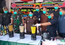 Kejari Kota Tasikmalaya Musnahkan Barang bukti Perkara Selama April - Agustus 2026
