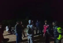 Medan Berat Menjadi Kendala Petugas Mengatasi Kebakaran Hutan Gunung Cikuray