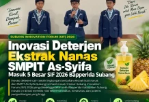 Inovasi Diterjen Ekstrak Nanas, Siswa SMPIT As-Syifa Subang, Masuk 5 Besar SIF 2026