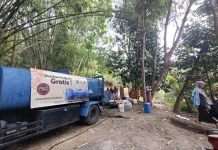 Kemarau Belum Usai, Tagana Tasikmalaya Distribusikan Ribuan Liter Air Bersih