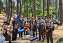Kemah SKU di Batu Kuda, Siswa SMK Pasundan 3 Bandung Asah Karakter dan Jiwa Pemimpin