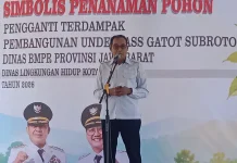 Puluhan Pohon Terdampak Pembangunan Underpass Gatot Subroto Cimahi Akan Diganti