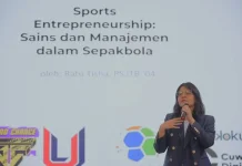 Sambangi ITB, Ratu Tisha Bahas Sepak Bola, Pembinaan hingga Kaitannya dengan Sains