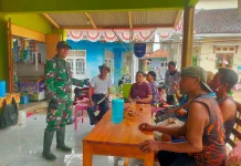 Babinsa Koramil Pagaden, Ajak Warga Jaga Lingkungan Dari Potensi Kebakaran