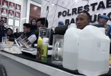 Dua Peracik Liquid Narkotika di Bandung Terancam Penjara Seumur Hidup