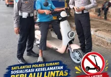 Satlantas Polres Subang Larang Penggunaan Sepeda Listrik di Jalan Raya