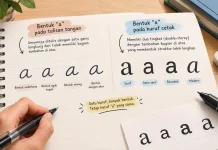 Variasi Huruf “a” Tulisan Tangan yang Sering Tak Disadari