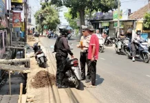 Jaga Ketertiban Lalu Lintas, Polsek Cimahi Tertibkan Knalpot Brong