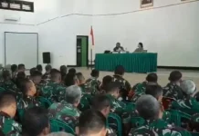 Jam Komandan, Dandim 0605/Subang Minta Anggota Jaga Nama Baik Satuan