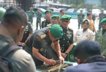 Lapangan Tenis Korem 063 Diresmikan, Pangdam Siliwangi Dorong Kebugaran dan Solid
