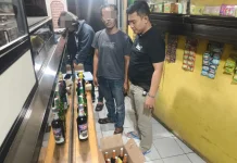 Operasi Cipta Kondisi, Polisi di Garut Amankan Ratusan Botol Miras