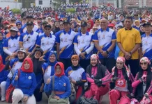 Sekitar 7.000 Orang Ramaikan Haornas dan Car Free Day di Alun-Alun Cimahi