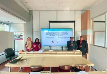 Mahasiswa USB YPKP Rancang Antena Tekstil Berbentuk Logo Kampus