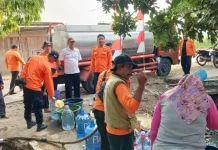 Air Bersih Mulai Menipis, BPBD KBB Intensifkan Distribusi ke Warga