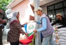Penyaluran Banpang di Desa Cangkorah Berjalan Tertib, 1.224 KPM Terima Bantuan