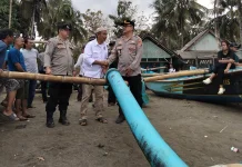Perahu Pahala Kencana Diterjang Ombak Pamoekan, Dua Nelayan Cipatujah Hilang