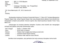 Dirahasiakan Bupati, Nama Calon Sekda Bocor lewat Undangan