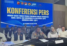 Polres Cimahi Tangkap Enam Tersangka Pencurian Kabel Whoosh, Kerugian Rp60 Juta