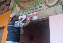 243 Ruang Dagang di Pasar Ciroyom Disegel Pihak Perumda Pasar Juara