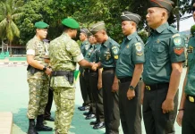 50 Personil Kodim 0605/Subang Naik Pangkat, Dandim, Amanah dan Tanggungjawab