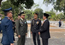 jelang HUT TNI, Kapolres Subang Tekankan Soliditas TNI/Polri di TMP Cidongkol
