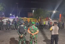 Menjelang Pilkades, TNI-Polri Gelar Patroli Malam Jaga Patokbeusi