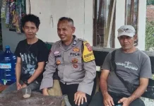 Bhabinkamtibmas Polsek Jalancagak, Titip Pesan Pilkades Damai lewat Sapa RT/RW