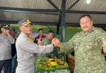 Perkuat Sinergitas di HUT Ke-81 TNI, Polsek Sambangi Koramil 0513/Jalancagak