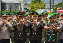 Kapolresta Bandung Hadiri HUT ke 81 TNI 2026, Soliditas TNI Polri Menguat