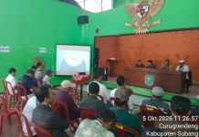 Kapolsek Jalancagak Duduk Bareng Warga, Pastikan Pilkades Curugrendeng Kondusif
