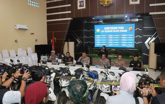 Polres Subang berhasi Ungkap Kasus Tindak Pidana Curanmor