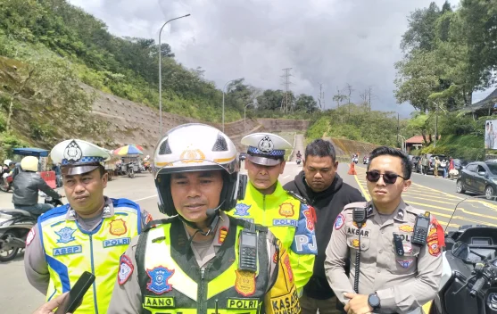 H+1 Lebaran, Volume Kendaraan Arah Puncak menuju Cianjur Meningkat 70 Persen