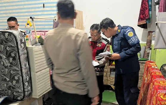 Petugas Gabungan, Razia Tujuh Kamar Hunian Lapas Banceuy, Tegaskan Zero Halinar