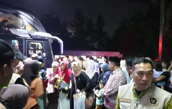 Sebanyak 445 Jemaah Haji Kota Cimahi Kloter 7 Tiba dalam Kondisi Sehat