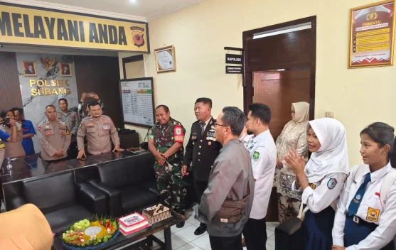 Tradisi Manis HUT Bhayangkara, Koramil Subang "Gruduk" Polsek Subang dan Cibogo