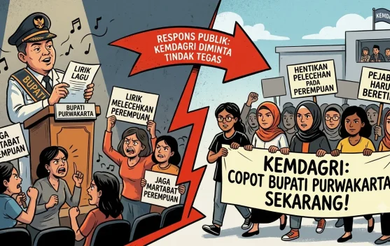 Lecehkan Perempuan,  GNTI Jabar Pamriadi Minta Mendagri Copot Bupati Purwakata